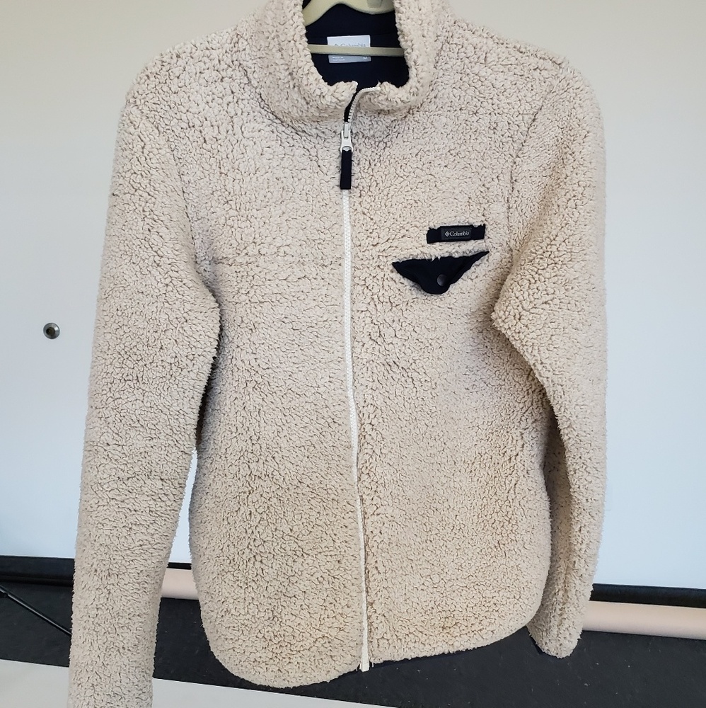 Columbia Sportwear Sherpa Fleece Zip Up Jacket